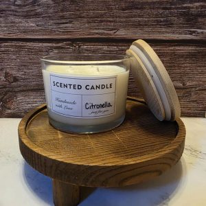 16 oz Clear Jar 3 wick Custom Candle