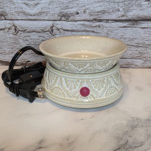 Round Tan Wax Warmer