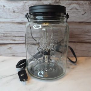 Glass Mason Jar Wax Warmer